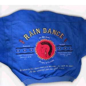 NO! CLAUDE ATTIAS Varsity Fleece 1980 Rain DANCE